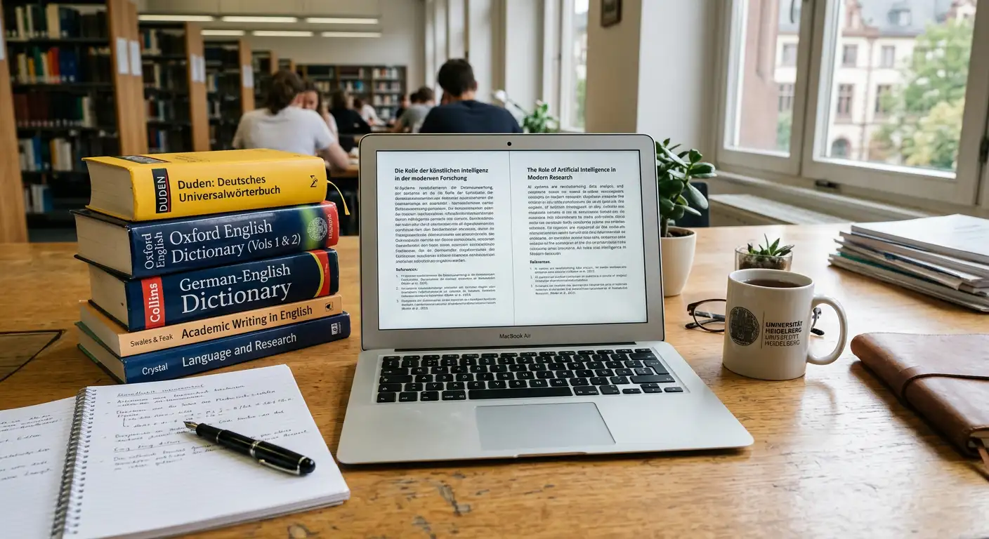 Übersetzungen für die Dissertation: Abstract, Paper und mehr